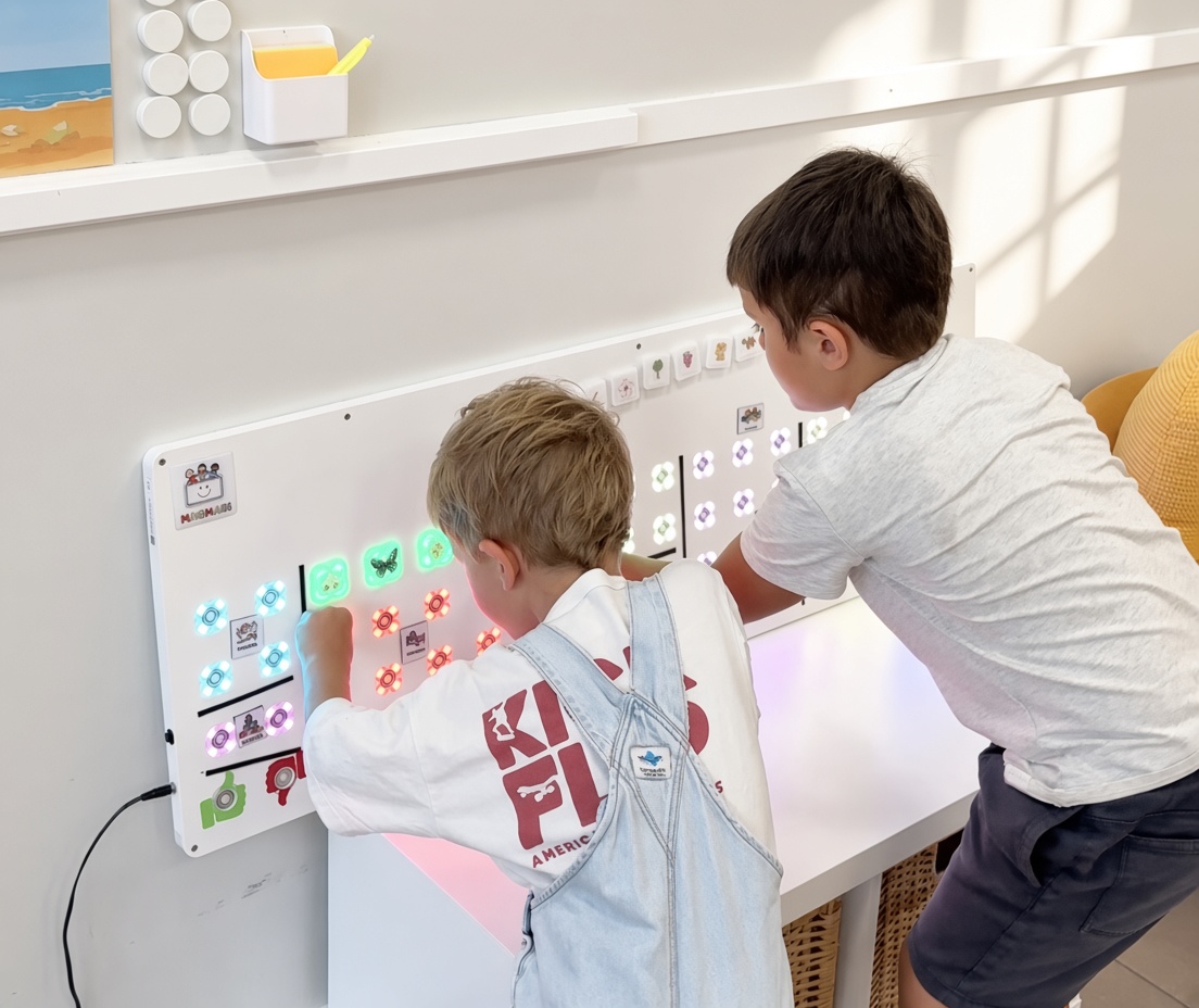 Kleuters aan het werk met MagMAGI